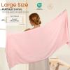 imageFURTALK Pashmina Shawls and Wraps for Evening Dress Womens Scarf Wedding Bride Bridesmaid Gifts Winter Scarves14rose Pink