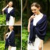 imageFURTALK Pashmina Shawls and Wraps for Evening Dress Womens Scarf Wedding Bride Bridesmaid Gifts Winter ScarvesBlue