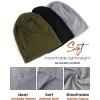 imageFURTALK Slouchy Beanie for Men Women Breathable Cotton Summer Beanie Unisex Running Sleeping Skull Caps Chemo HeadwearBlacklight Greyolive Green