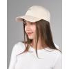 imageFURTALK Smile Face Baseball Cap for Women Men Adjustable Unstructured Washed Low Profile Baseball HatBeige