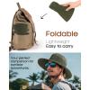 imageFURTALK Sun Hats for Men Women Fishing Hat UPF 80 Breathable Wide Brim Hiking Summer UV Protection Bucket HatsGreen