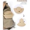 imageFURTALK Sun Hats for Men Women Packable Wide Brim Summer UV Protective Bucket Hat UPF 50 Hat for Fishing HikingKhaki
