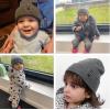 imageFURTALK Toddler Beanie Baby Boys Girls Beanies Kids Knit Winter Hats for 08 Years02 Mixed Dark Grey