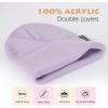 imageFURTALK Toddler Beanie Baby Boys Girls Beanies Kids Knit Winter Hats for 08 YearsLight Purple
