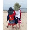 imageFURTALK Toddler Kids Sun Hat UPF 50 Sun Protective Bucket Hat for Baby Summer Beach HatsGreygreen