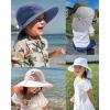 imageFURTALK Toddler Kids Sun Hat UPF 50 Sun Protective Bucket Hat for Baby Summer Beach HatsGreynavy