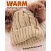imageFURTALK Toddler Warm Winter Hat Kids Baby Knitted Soft Beanie with Double Faux Fur Pom Poms for Girls BoysBurlywood