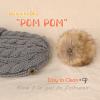 imageFURTALK Toddler Warm Winter Hat Kids Baby Knitted Soft Beanie with Double Faux Fur Pom Poms for Girls BoysGrey