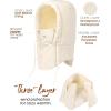 imageFURTALK Unisex Balaclava WindResistant Winter Face Mask Cold Weather Gear Fleece Lined Ski Men Women Warm Cover Scarf HatBeige