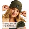 imageFURTALK Unisex Beanie for Women Men Knit Cuffed Winter Hats Soft Warm Cute Ski Skull CapsGreen