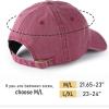 imageFURTALK Unisex Vintage Cotton Washed Distressed Baseball Caps Unstructured Low Profile Adjustable Dad HatWinered