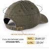 imageFURTALK Unisex Vintage Washed Cotton Baseball Cap Low Profile Adjustable Dad HatBlackbeigegreen