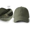 imageFURTALK Unisex Vintage Washed Unstructured Baseball Cap Washed Cotton Adjustable Dad HatGreen