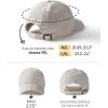 imageFURTALK Unisex Vintage Washed Unstructured Baseball Cap Washed Cotton Adjustable Dad HatStone