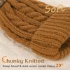 imageFURTALK Winter Beanie Knit Hat for Women Warm Fleece Lined with Faux Fur Pom Poms Womens Thick Ski Hats Knitted Skull CapCaramel