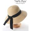 imageFURTALK Womens Beach Sun Straw Hat UV UPF 80 Travel Foldable Brim Summer UV HatMixed Beige Khaki