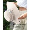 imageFURTALK Womens Sun Hat with Ponytail Hole Beach Hiking Summer Wide Brim UPF 80 Outdoor Protection Foldable Bucket HatBeige