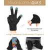 imageFURTALK Womens Winter Hat Gloves Scarf Set Fleece Knit Pom Beanie Warm Neck Warmer Touchscreen Gloves 3 in 1 Gift SetBlack