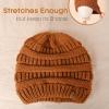 imageFURTALK Womens Winter Knit Slouchy Beanie Hat Warm Knitted Skull Ski Cap Hats for WomenCaramel