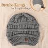 imageFURTALK Womens Winter Knit Slouchy Beanie Hat Warm Knitted Skull Ski Cap Hats for WomenLight Grey