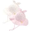 imageFURTALK Baby Girl Sun Hat UPF 80 Wide Brim Toddler Beach Hats Sun ProtectionTulip Beigetulip Pink