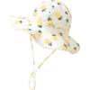 imageFURTALK Baby Girl Wide Brim Sun Hat with UPF 50 Toddler Baby Sun ProtectionPineapple