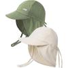 imageFURTALK Baby Sun Hat Girls and Boys Summer Beach Swim Hat Essentials UPF 50Greenbeige