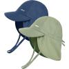 imageFURTALK Baby Sun Hat Girls and Boys Summer Beach Swim Hat Essentials UPF 50Greennavy
