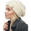 imageFURTALK Womens Winter Knit Slouchy Beanie Hat Warm Knitted Skull Ski Cap Hats for Women02 Beige