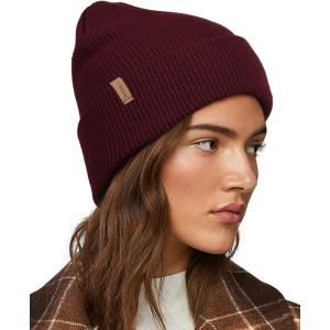 imageBeanie Hats for Women Men Winter Hats Womens Knitted Slouchy Beanies Cuffed Skull Cap Warm Ski HatBlack Berry