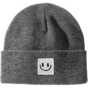 imageFURTALK Baby Beanie Knitted Hats Boys Girls Toddler Kids Winter Soft Warm Skull CapDark Grey