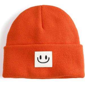 imageFURTALK Baby Beanie Knitted Hats Boys Girls Toddler Kids Winter Soft Warm Skull CapOrange