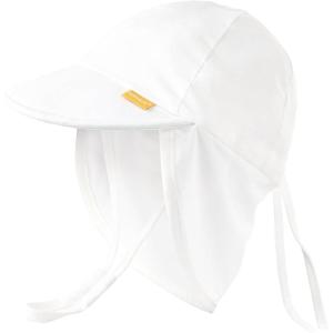 imageFURTALK Baby Sun Hat UPF 50 UV Ray Sun Protection Cotton Toddler Hats for Boys Girls02white