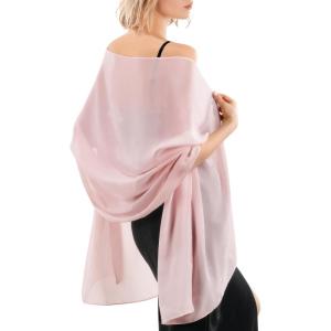 imageFURTALK Chiffon Shawl Wraps for Women Evening Dresses Soft Scarf Formal Wedding Bridal ScarvesPink
