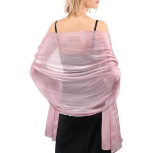 imageFURTALK Shawls and Wraps for Evening Dresses Sparkly Soft Wedding Party Bridesmaid Scarves for WomenPink