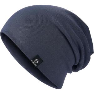 imageFURTALK Slouchy Beanie for Men Women Soft Knit Stretchy Skull Cap Stylish ampamp WarmNavy