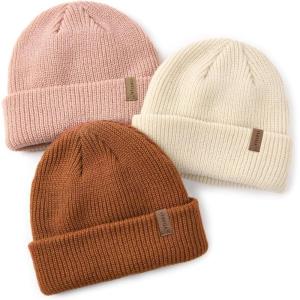 imageFURTALK Toddler Beanie Baby Boys Girls Beanies Kids Winter Hats Children Knit Warm CapsBeigepinkcaramel