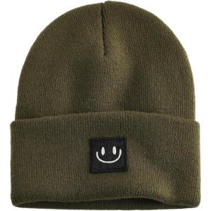 imageFURTALK Unisex Beanie for Women Men Knit Cuffed Winter Hats Soft Warm Cute Ski Skull CapsGreen