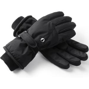 imageFURTALK Winter Gloves for Men Women Waterproof Windproof Cold Weather Touchscreen Warm Ski Snow Outdoor Work Fleece LinedBlack