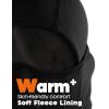 imageFURTALK Cold Weather Balaclava Windproof Fleece Lined Ski Face Mask Motorcycle Neck Warmer Winter Gear for Men WomenBlack