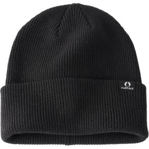 imageFURTALK Beanie for Women Men Winter Hat Soft Warm Unisex Cuffed Beanie Knitted Skull CapBlack