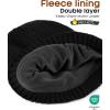 imageFURTALK Winter Hat Long Scarf Touchscreen Gloves Set Fleece Lined Warm Knit Beanie for Men WomenBlack