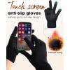 imageFURTALK Winter Hat Long Scarf Touchscreen Gloves Set Fleece Lined Warm Knit Beanie for Men WomenNavy Blue