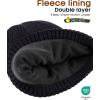 imageFURTALK Winter Hat Long Scarf Touchscreen Gloves Set Fleece Lined Warm Knit Beanie for Men WomenNavy Blue
