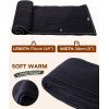 imageFURTALK Winter Hat Long Scarf Touchscreen Gloves Set Fleece Lined Warm Knit Beanie for Men WomenNavy Blue