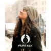 imageFURTALK Womes Slouchy Winter Beanie Knit Hat Satin Lined 3 Pack Thick Warm Fashionable Skull CapBlackgraylight Khaki