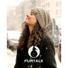imageFURTALK Womes Slouchy Winter Beanie Knit Hat Satin Lined 3 Pack Thick Warm Fashionable Skull CapBlackgreenbeige
