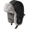imageFURTALK Trapper Hat Winter Hats for Women Men Warm Russian Skiing Cap Outdoor Windproof WaterproofBlack