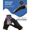 imageFURTALK Winter Beanie Hat Scarf Touchscreen Gloves Set for Men Women 3 Pcs Knit Neck Warmer Fleece Lined Skull CapBlack