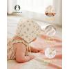 imageFURTALK Baby Bonnet Muslin Cotton Soft Adjustable Chin Strap for Infant Boys GirlsPink
